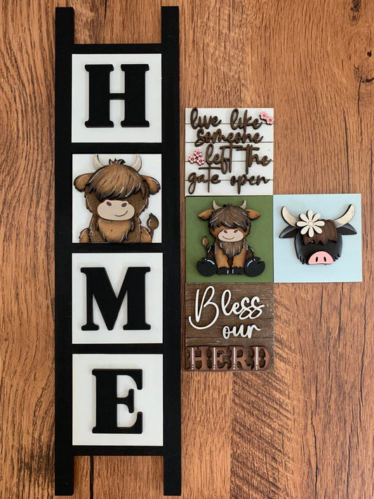 Highland Cow Mini Tiles