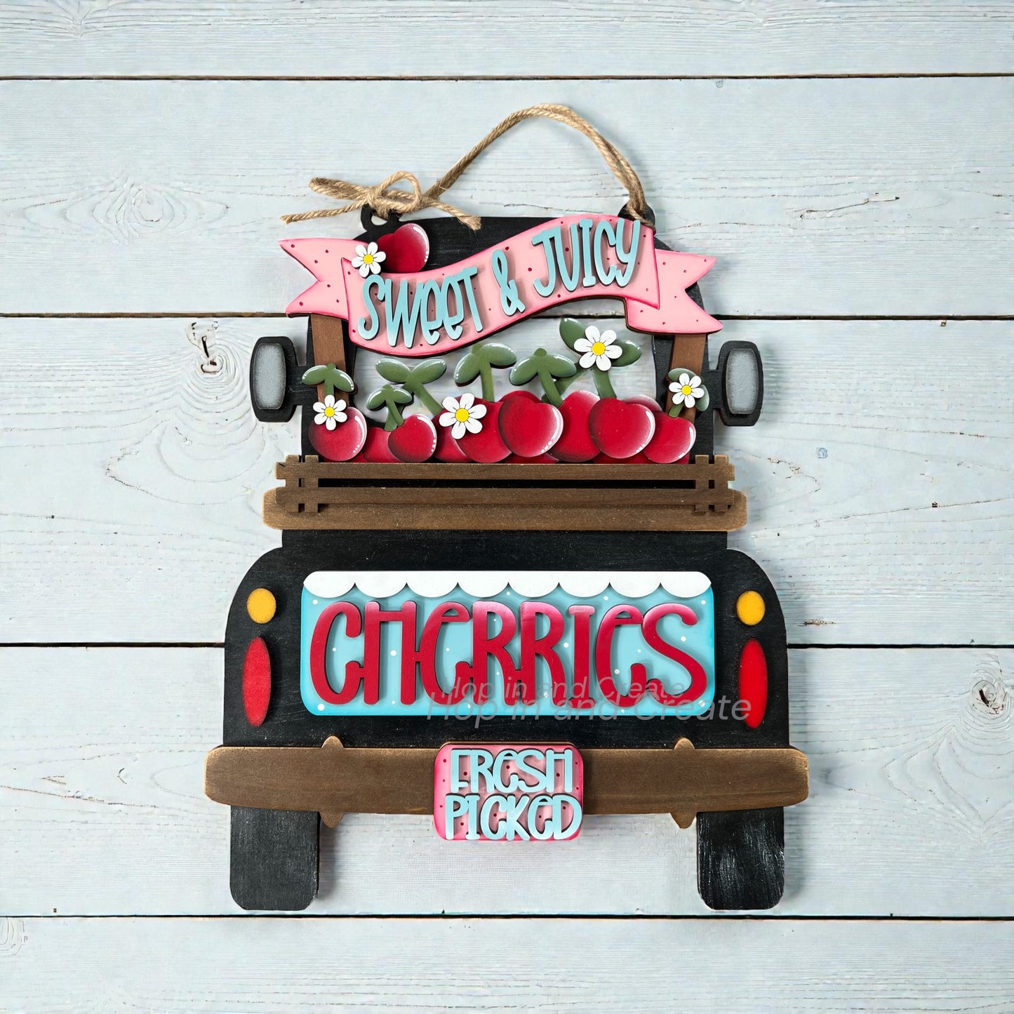Cherry Hanging Truck | Cutting Board
