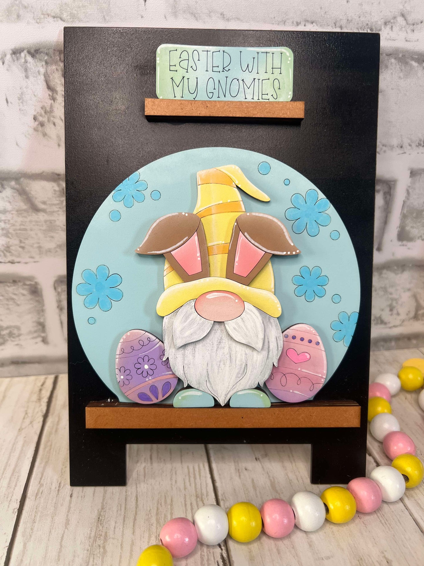 Easter Gnome Easel Globe Insert