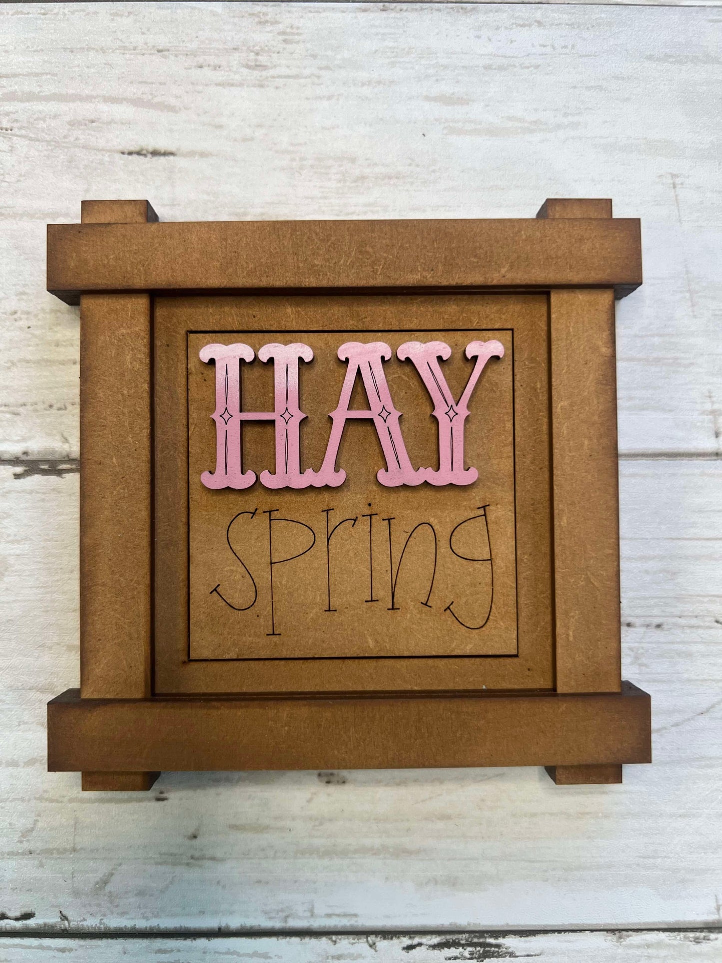 Spring Highland Cow Mini Tiles