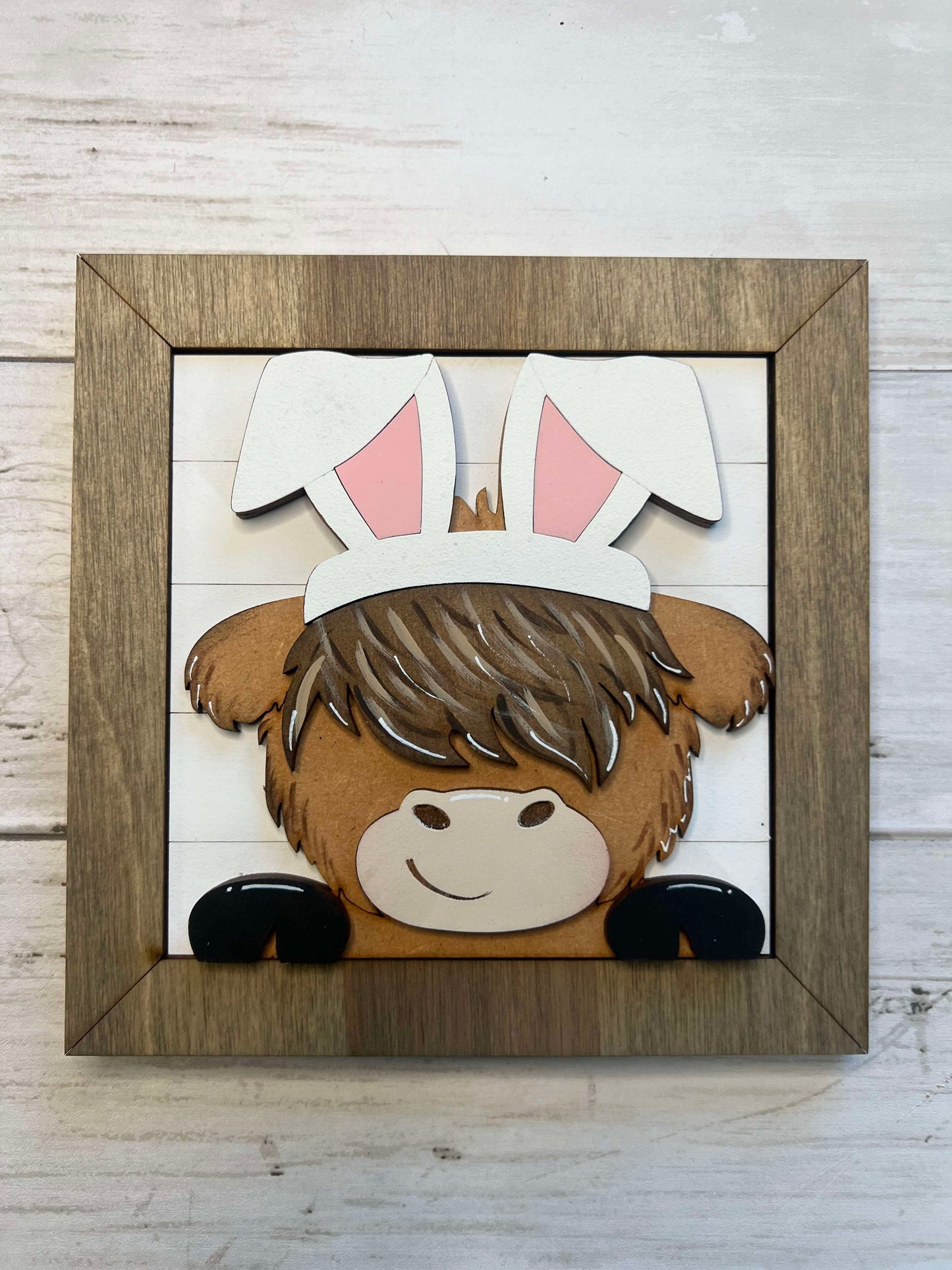Easter Highland Cow Tiles