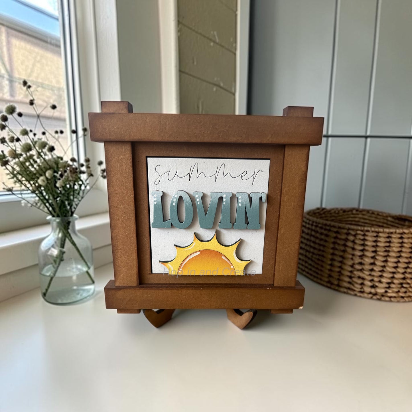 Hello Summer Mini Tile Set | Interchangeable Summer Decor