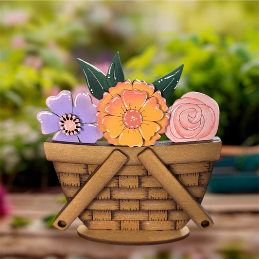 Wildflower Trio Mini Basket Insert
