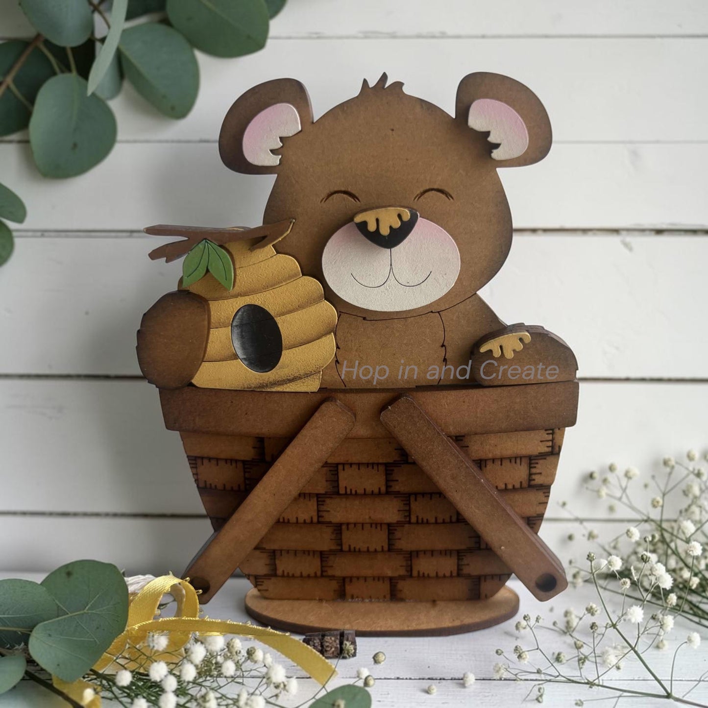Honey Bear Mini Basket Insert