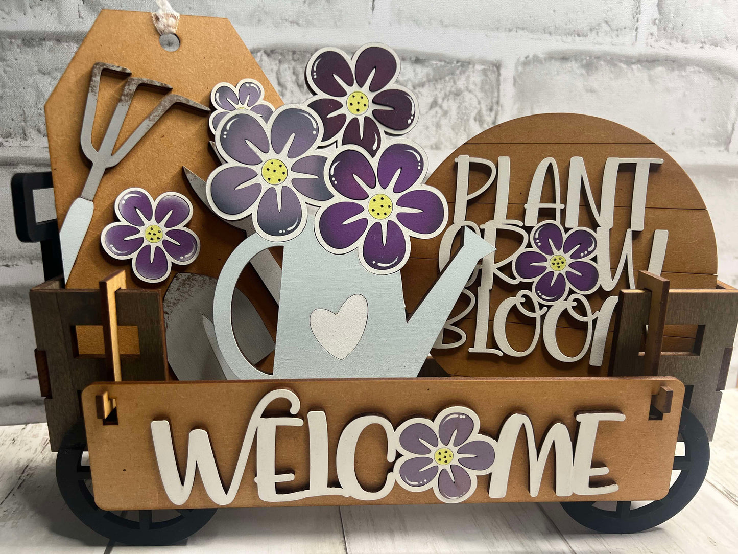 Spring Gardening(purple) Crate