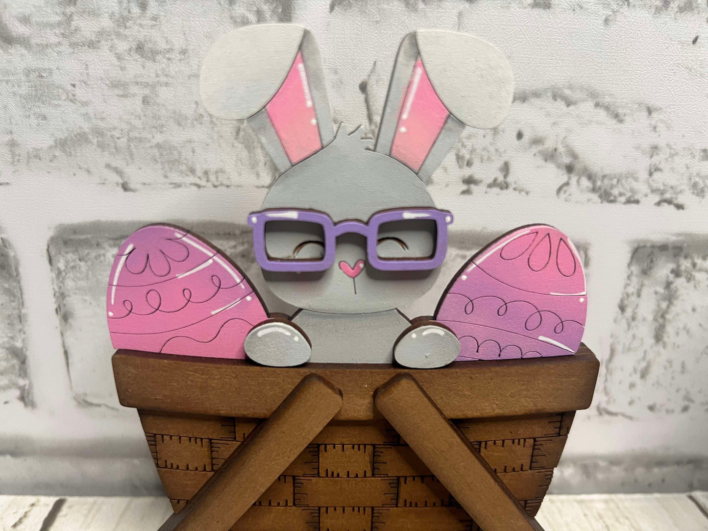 Mini Easter Bunny Standing Basket Insert