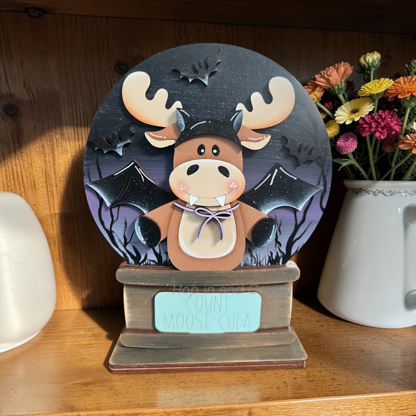 Halloween Moose Easel Insert