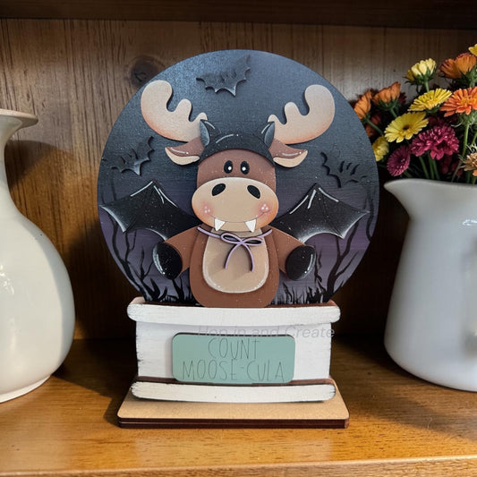 Halloween Moose Easel Insert