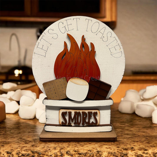 Campfire Smores Easel Insert