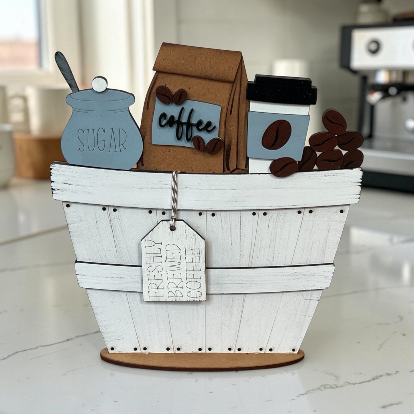 Coffee Basket Insert – Full Size | Interchangeable Kitchen Decor