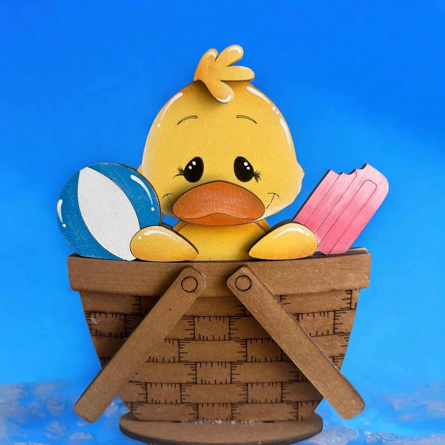 Summer Duck Mini Basket Insert