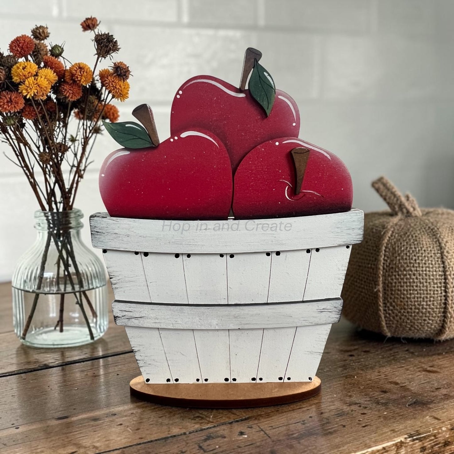 Fall Apple Mini Basket Insert