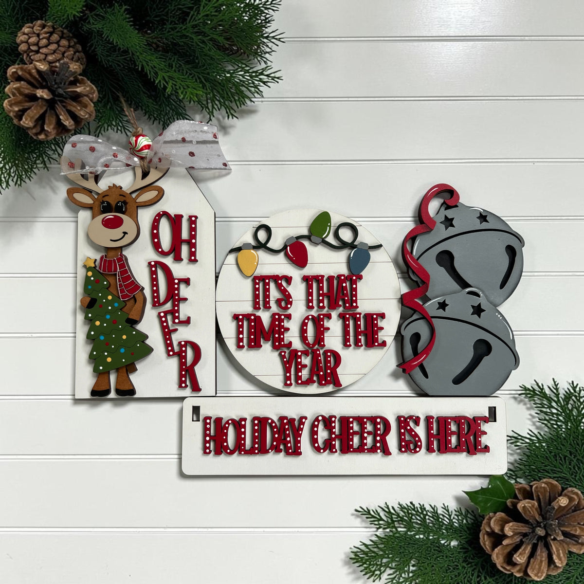 Reindeer Christmas Interchangeable Wagon