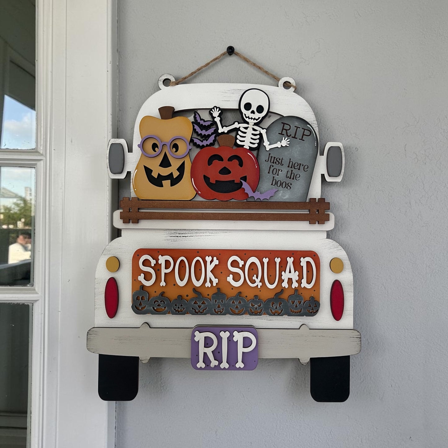 Halloween Skeleton Spook Squad Truck Insert | Interchangeable Truck Insert