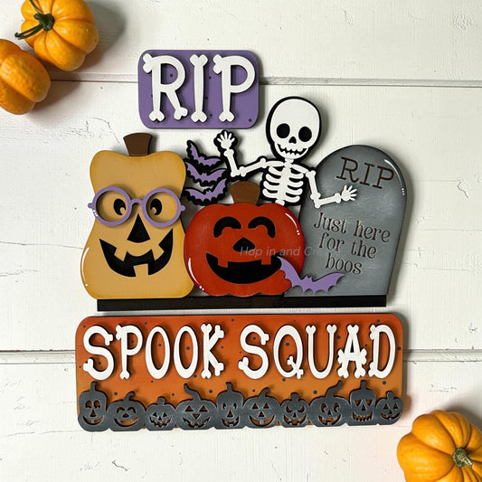 Halloween Skeleton Spook Squad Truck Insert | Interchangeable Truck Insert