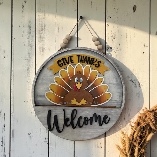 Thanksgiving Welcome Sign