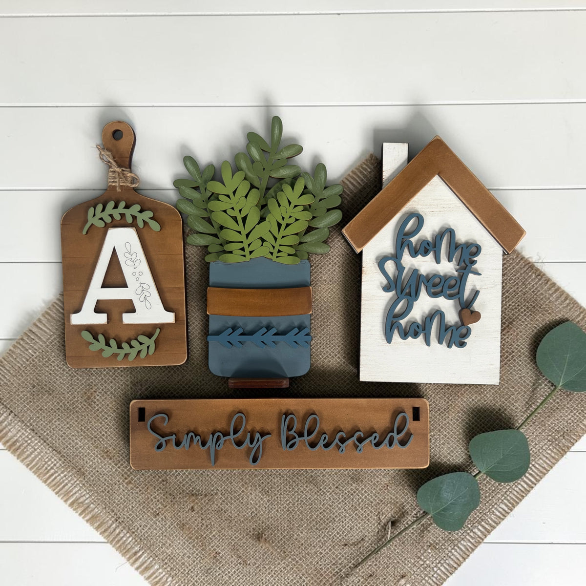 Simply Blessed Customizable Wagon Insert