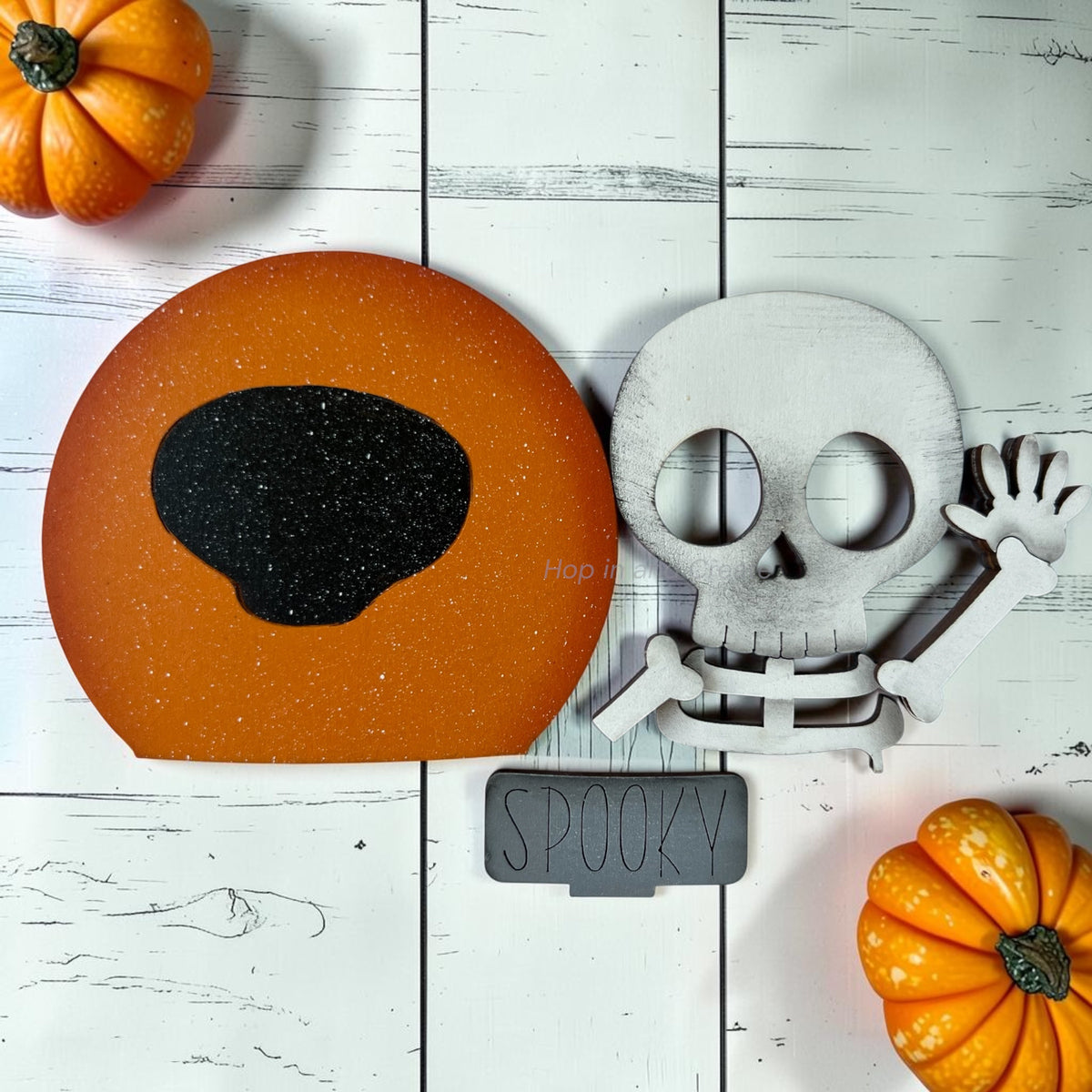 Skeleton Mini Snow Globe Insert – Halloween Décor