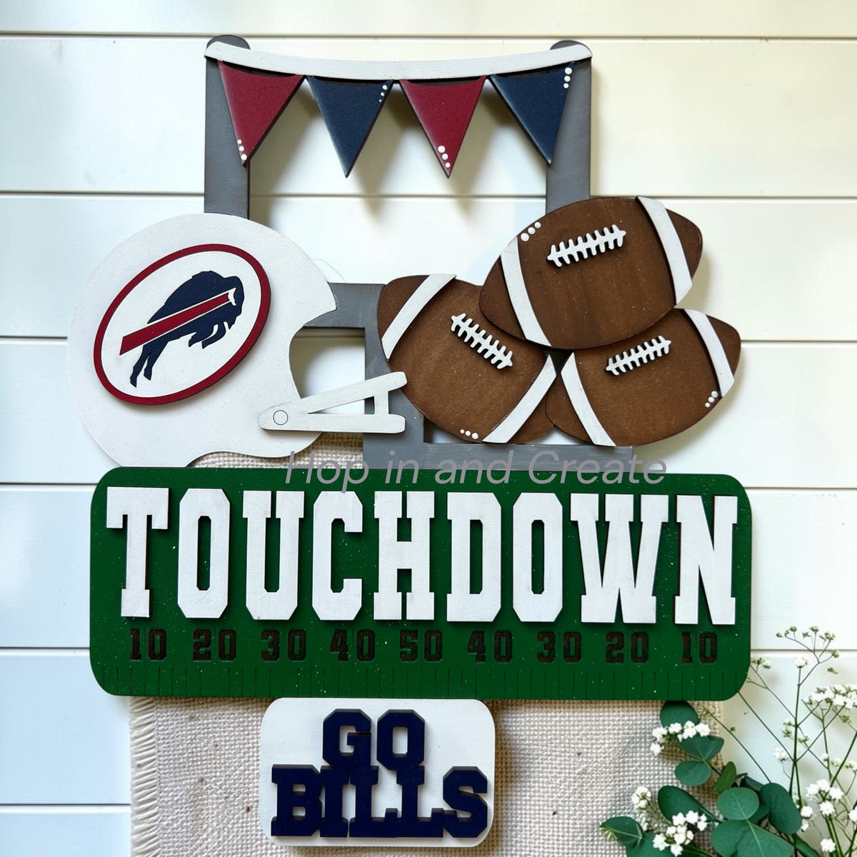 Bills Football Hanging Truck | Cutting Board