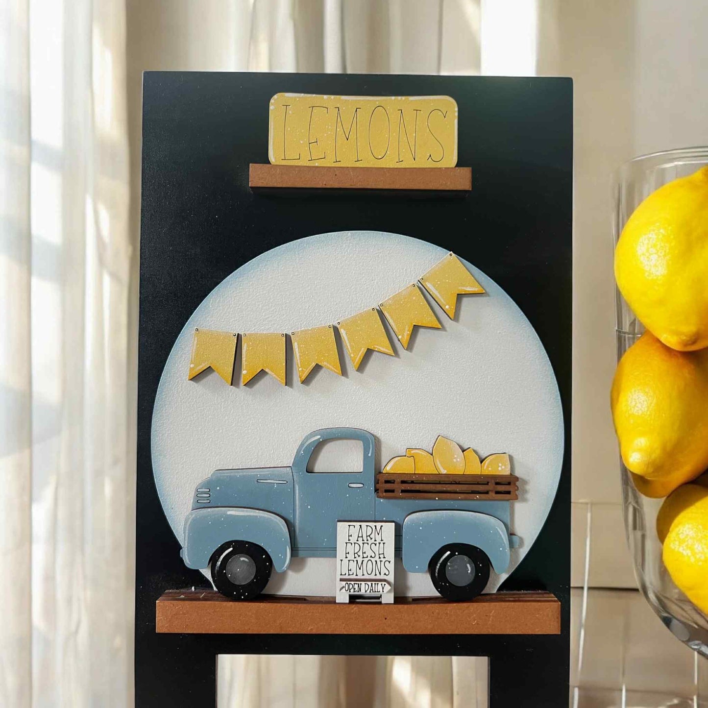 Lemons Truck Easel Insert