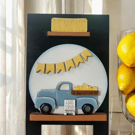Lemons Truck Easel Insert