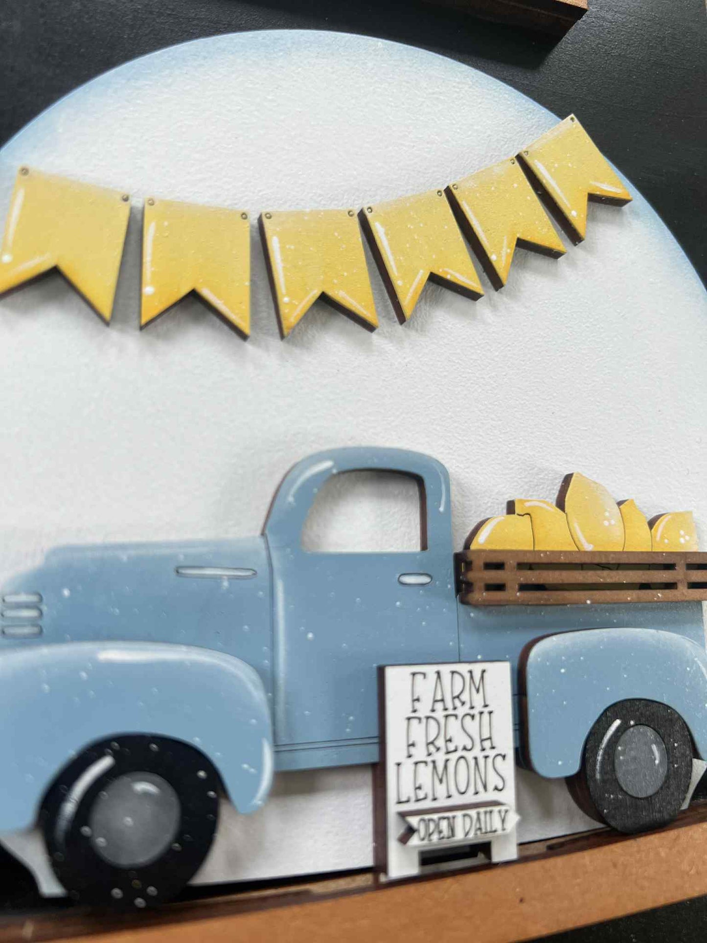 Lemons Truck Easel Insert