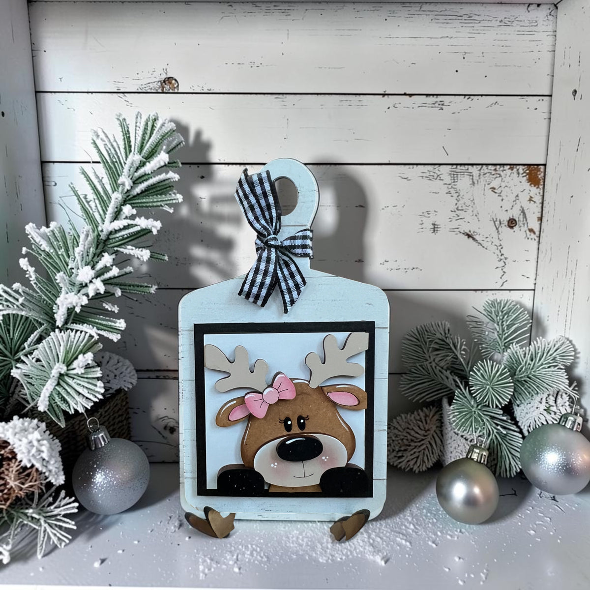 Christmas Reindeer Mini Tiles