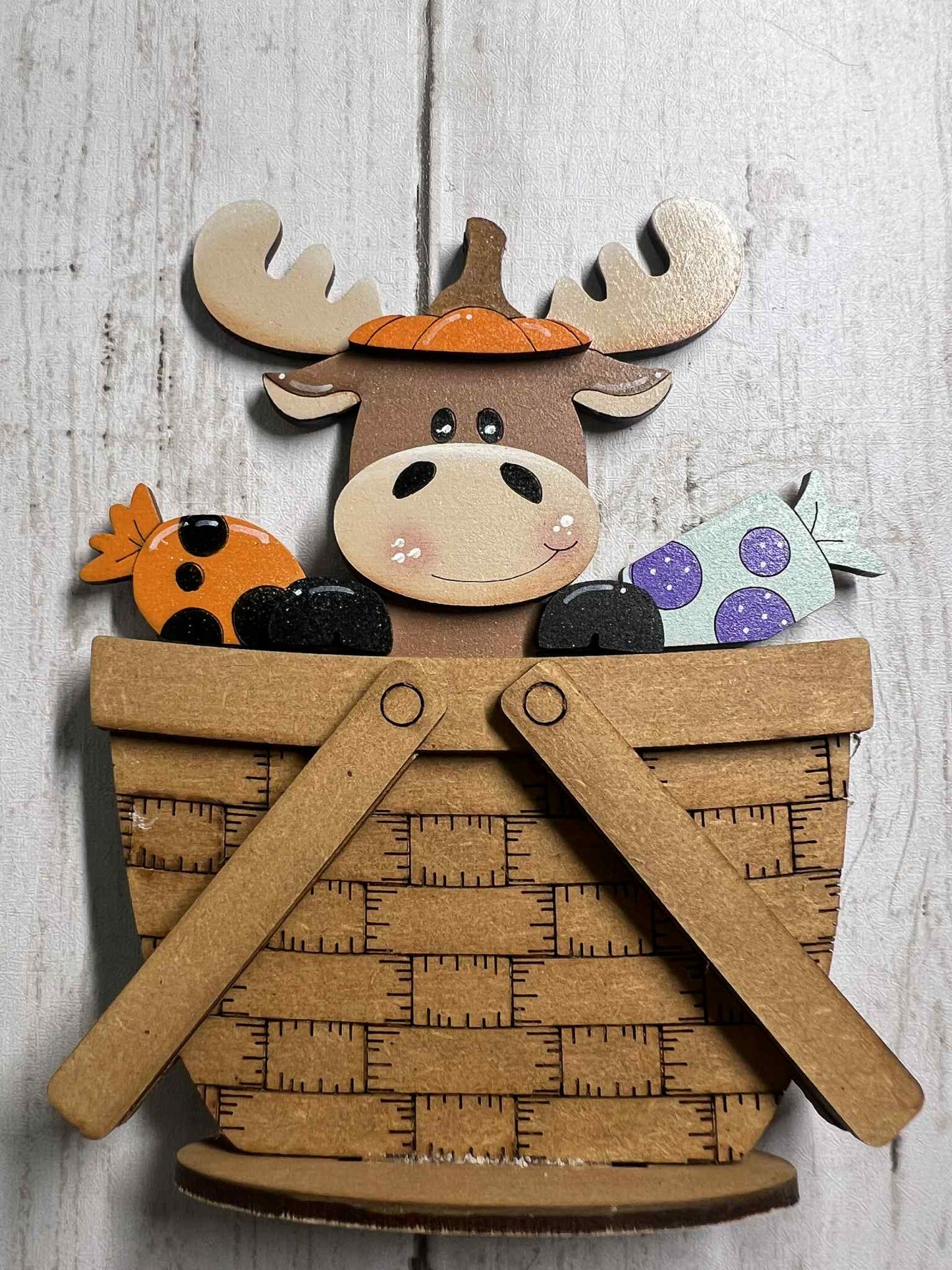Halloween Moose Mini Basket Insert
