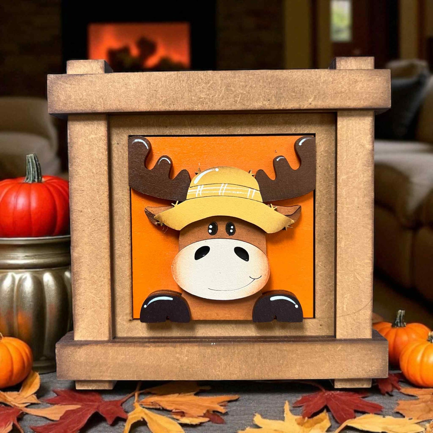 Fall Moose Mini Tiles