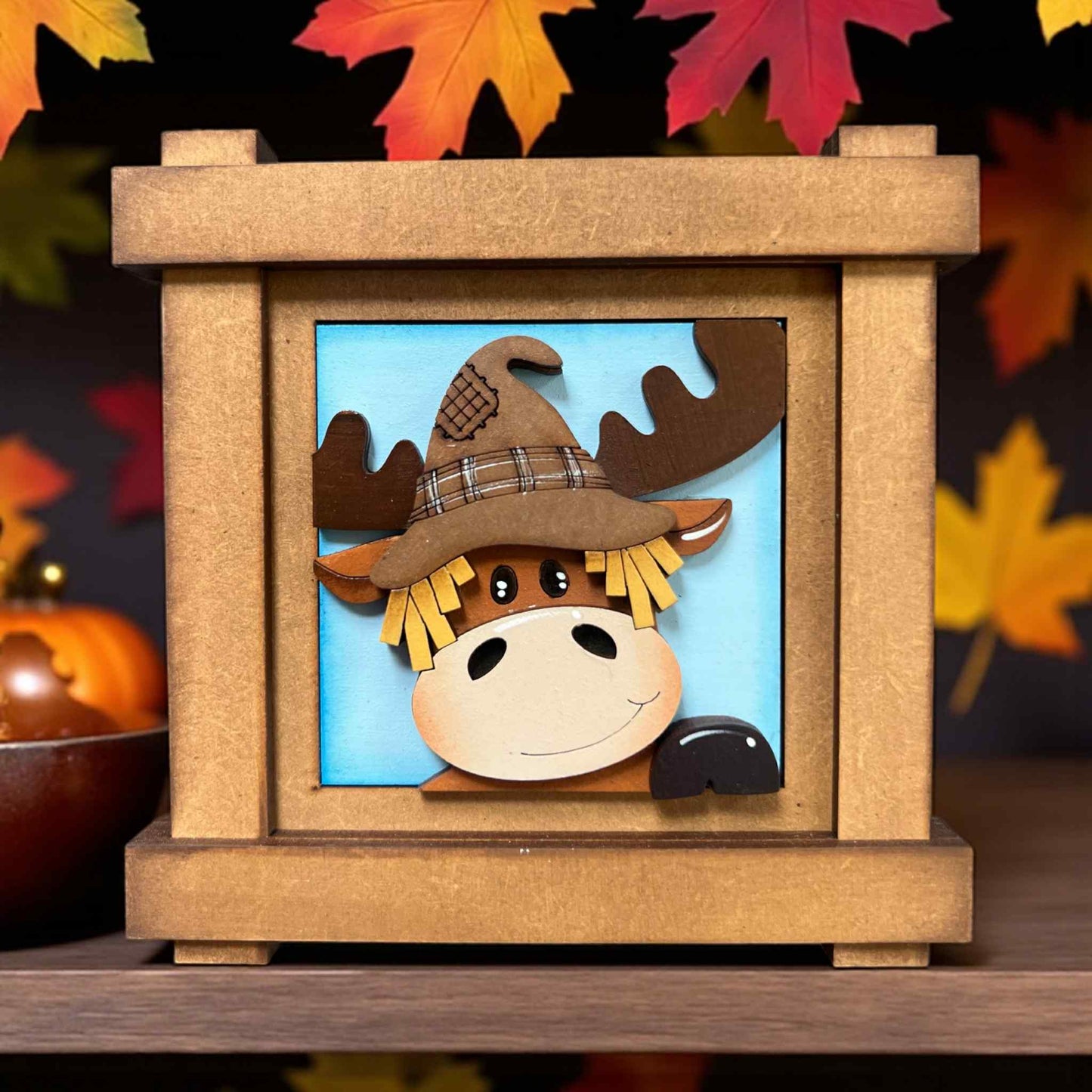 Fall Moose Mini Tiles