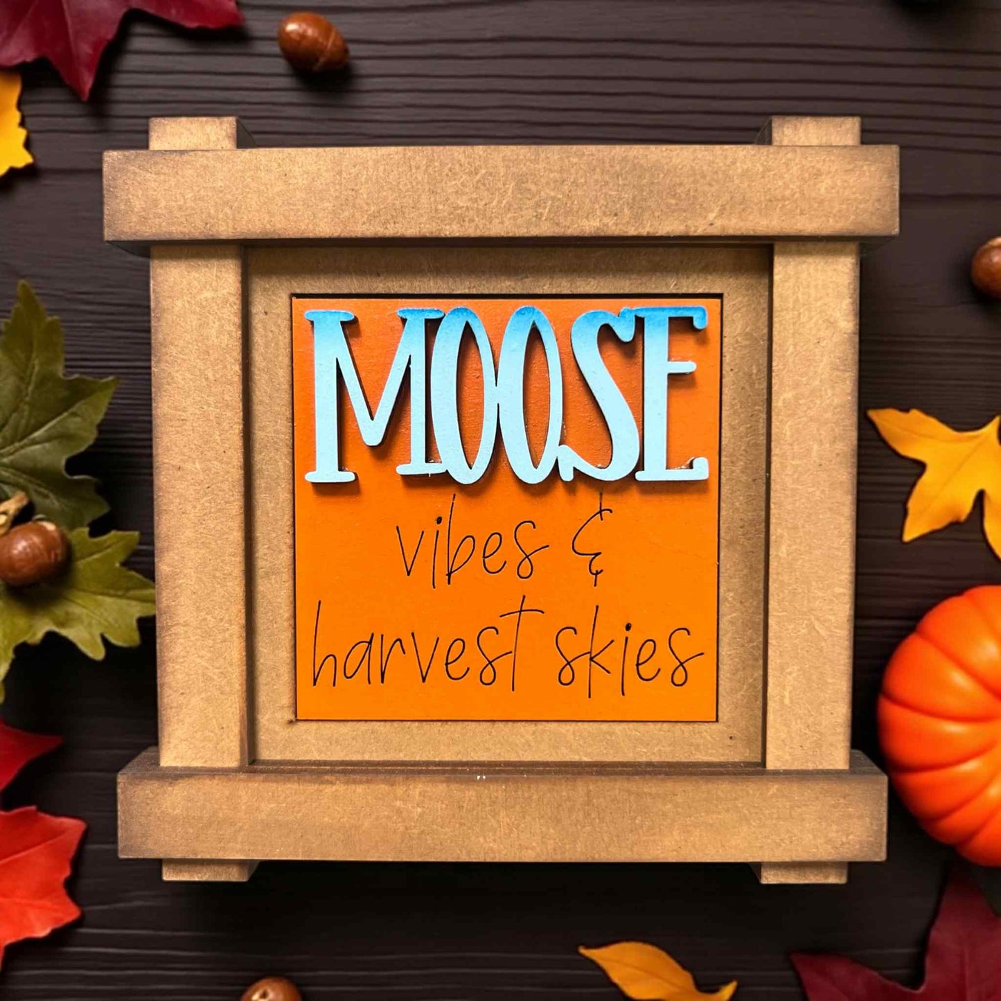 Fall Moose Mini Tiles
