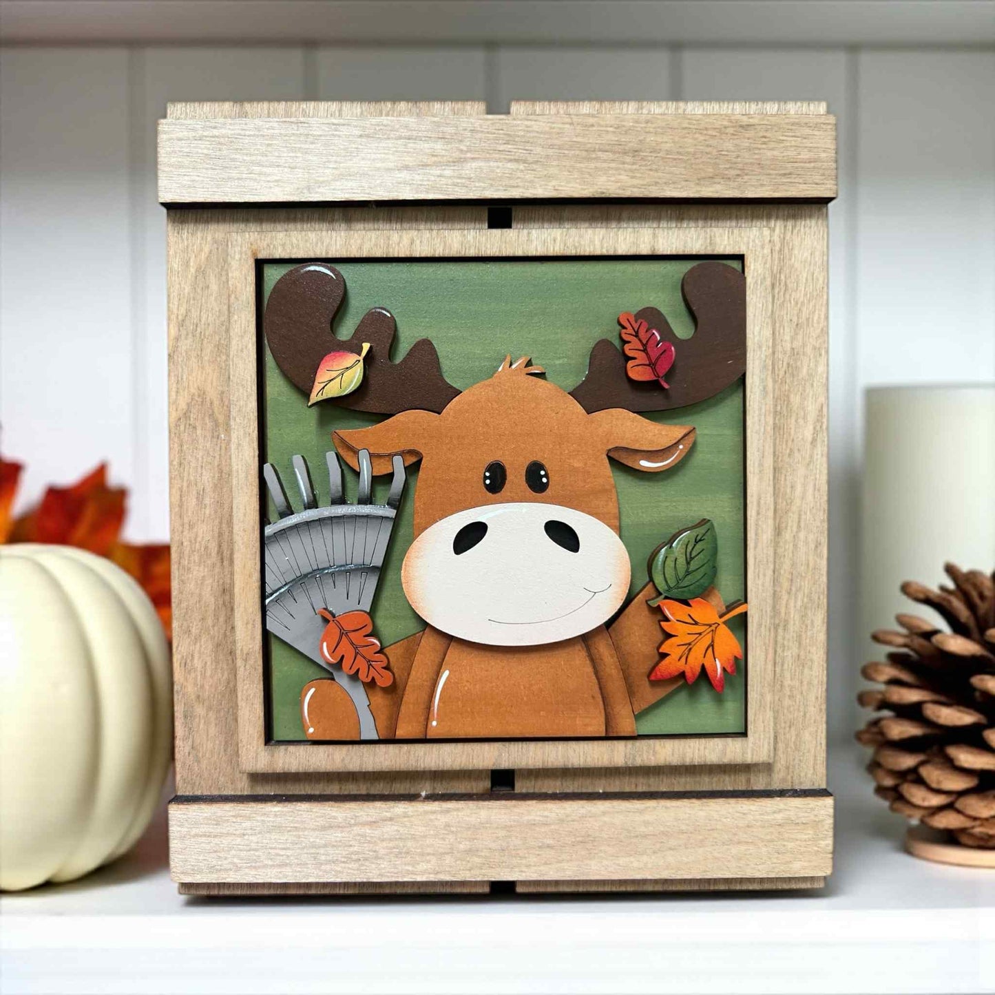 Fall Moose Tiles