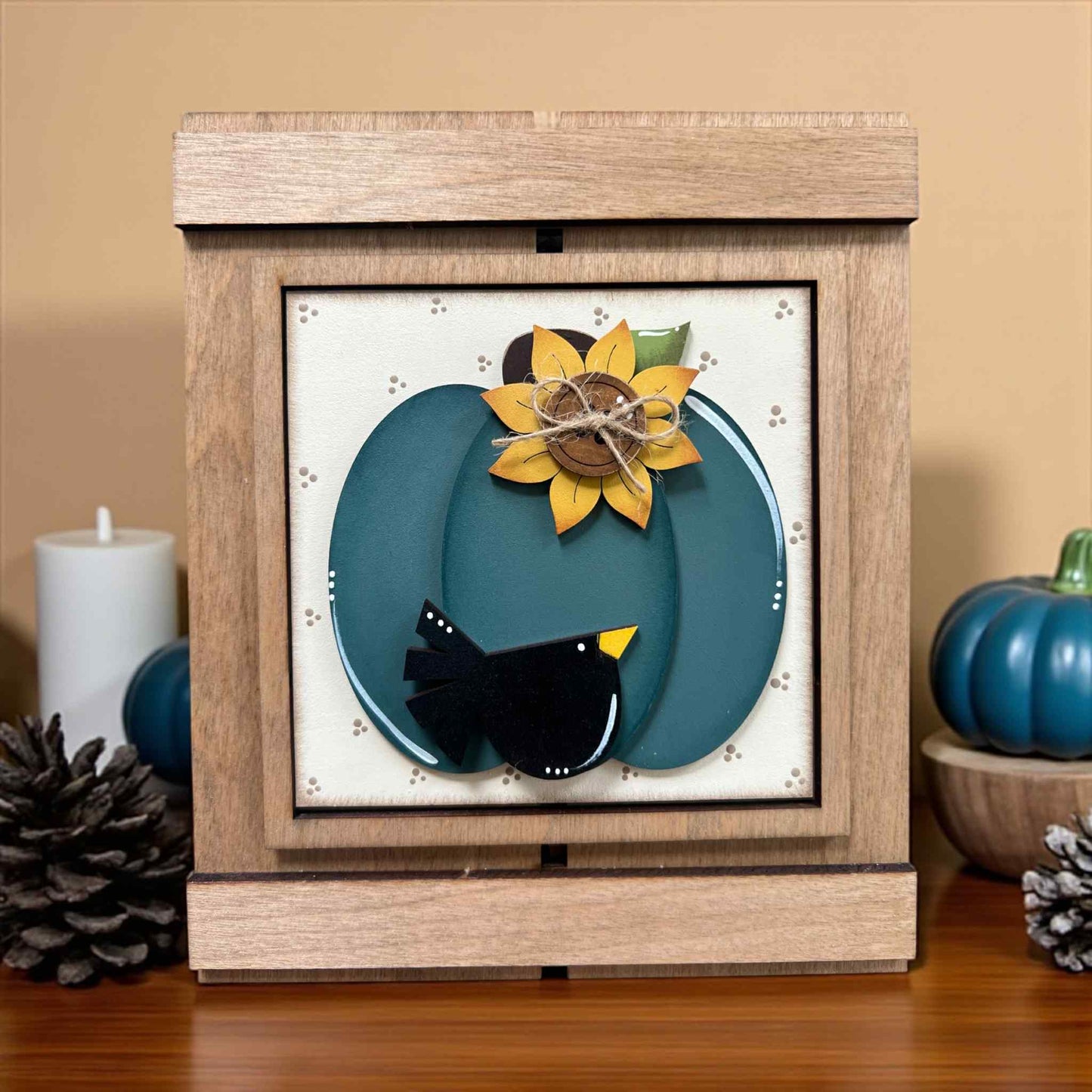Fall 6 Sunflowers and Scarecrows Tiles