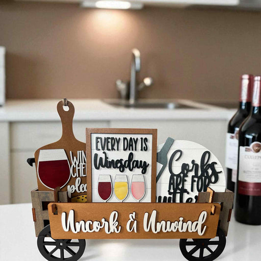 Home (Wine, Uncork and Unwind) Crate
