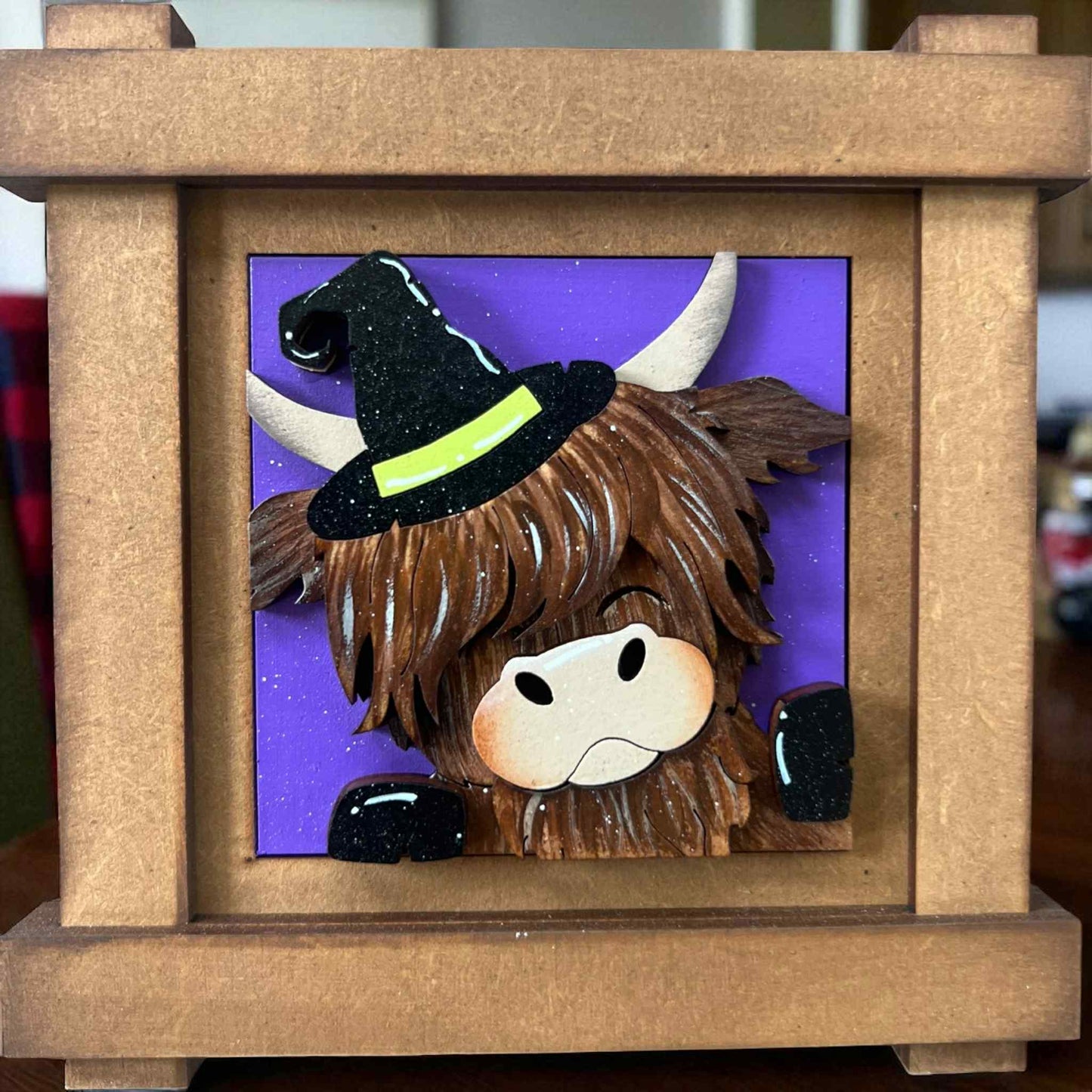Highland Cow Halloween Mini Tiles