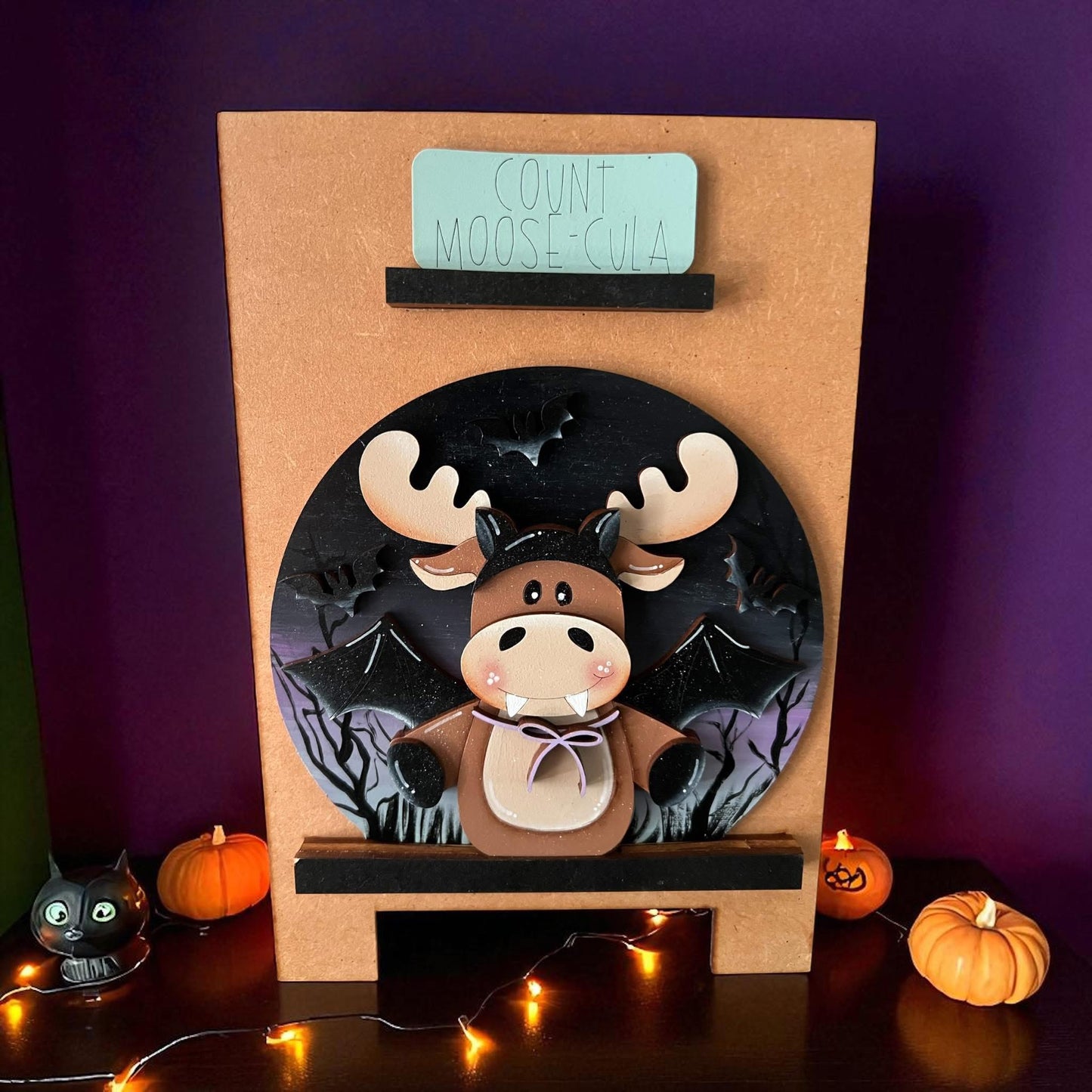 Halloween Moose Easel Insert