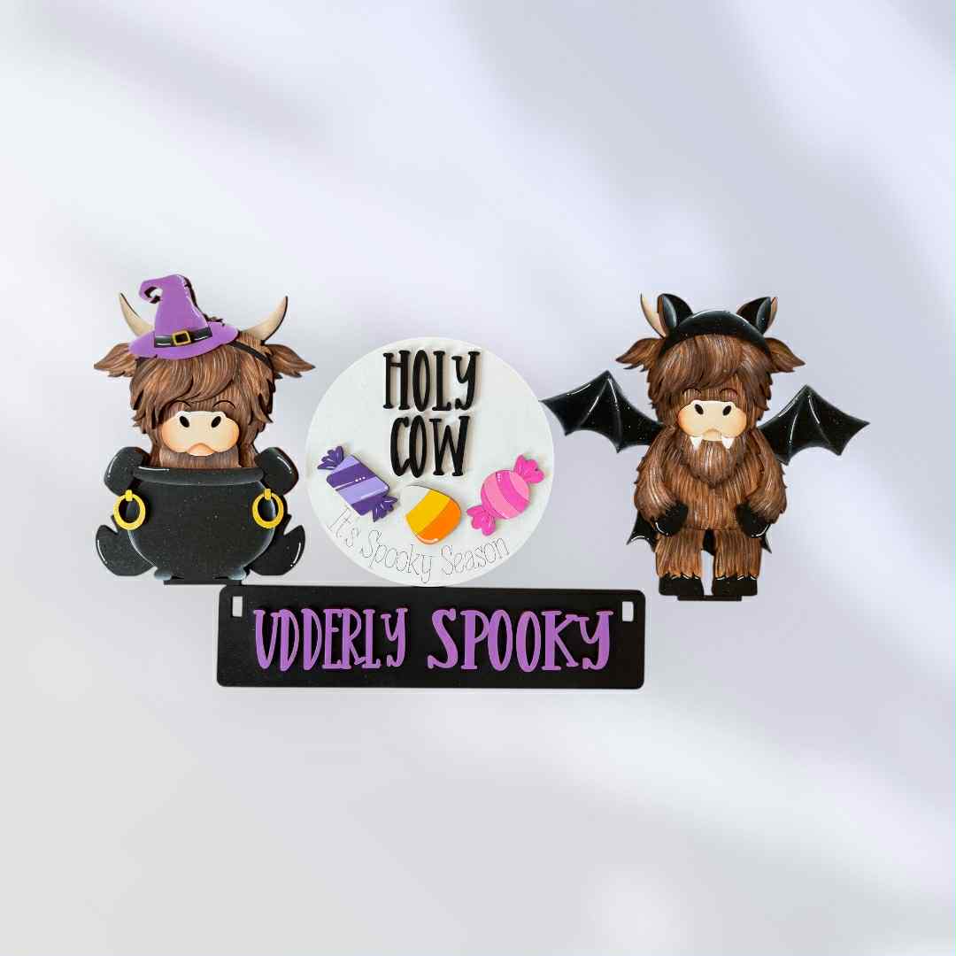 Halloween Cow (Udderly Spooky) Crate