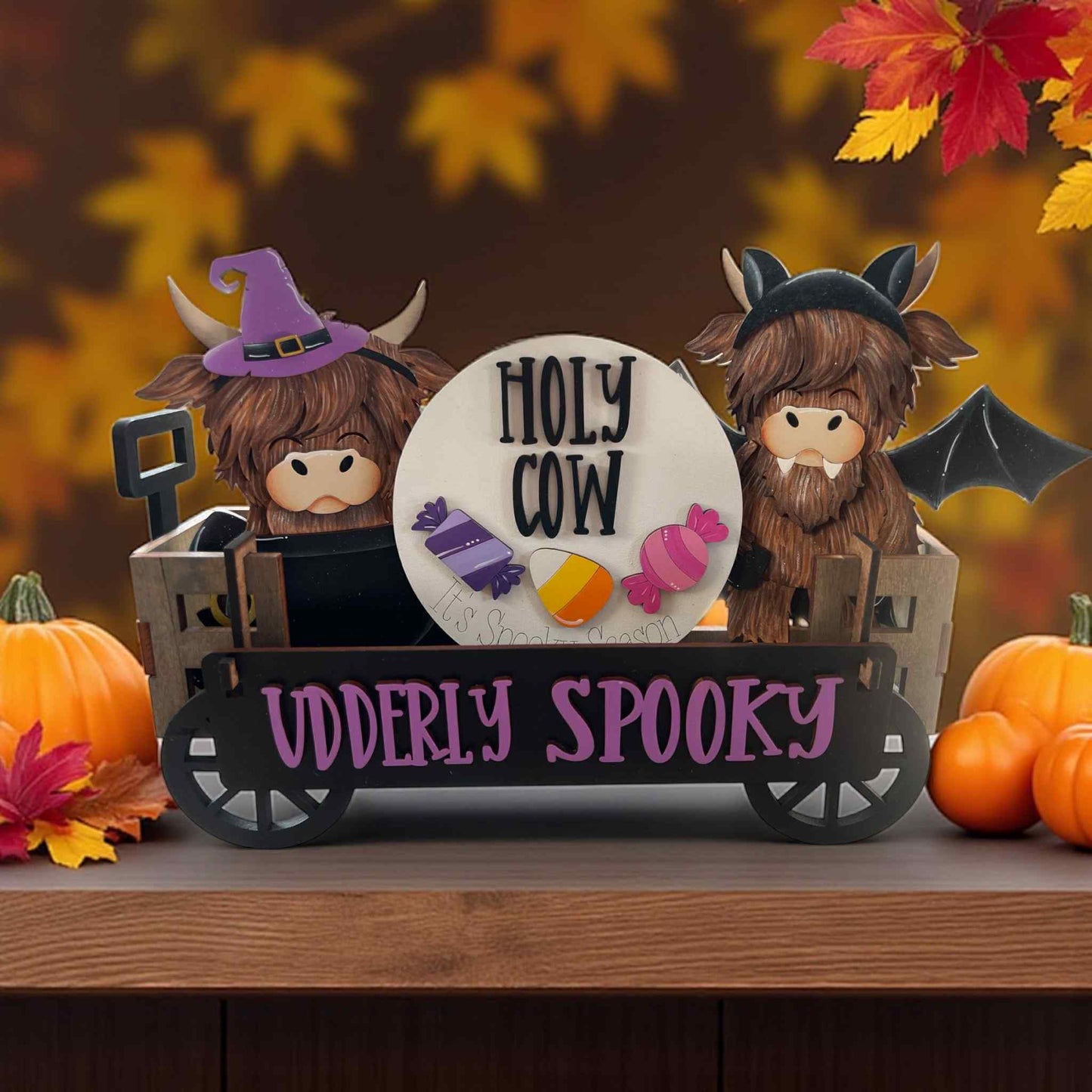 Halloween Cow (Udderly Spooky) Crate