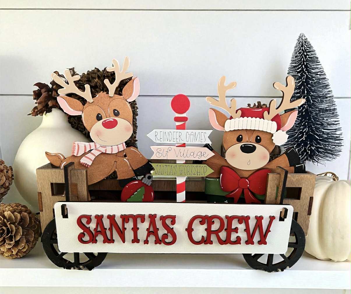 Christmas Reindeer (Santa’s Crew) Crate