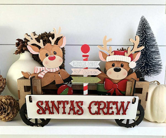 Christmas Reindeer (Santa’s Crew) Crate
