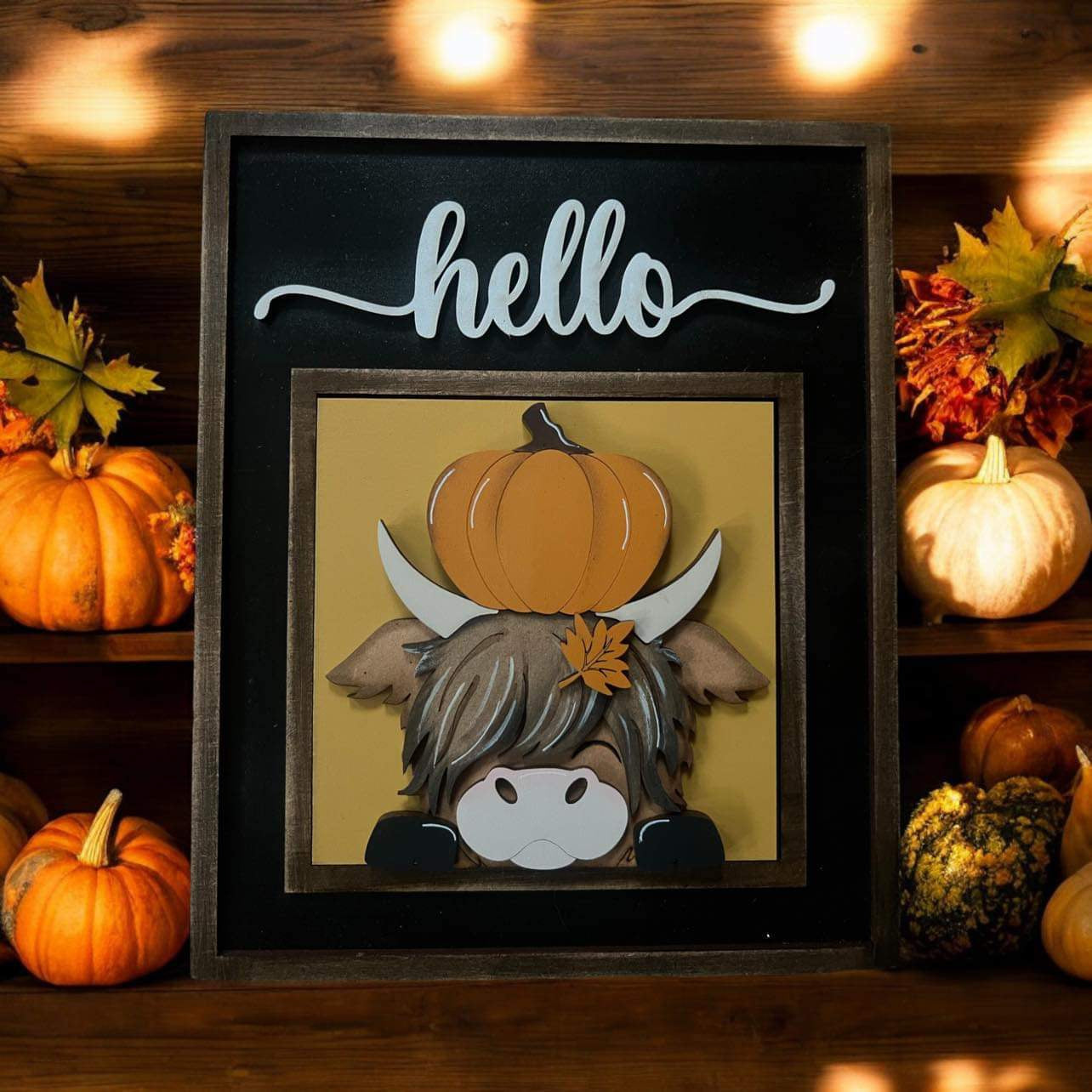 Fall Highland Cow Tiles