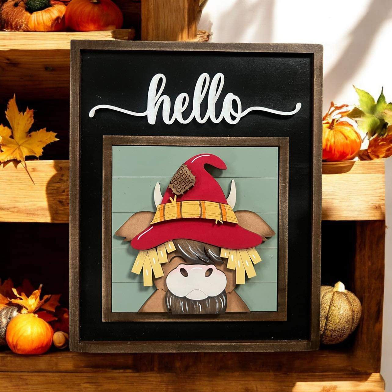 Fall Highland Cow Tiles
