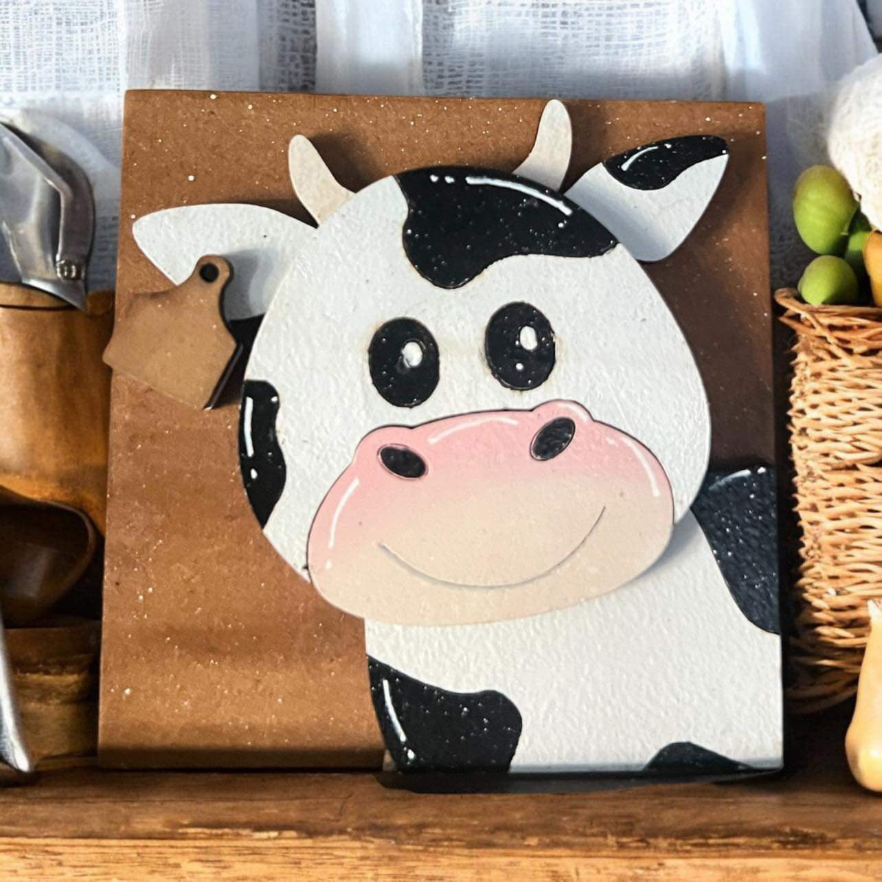 Dairy Cow Mini Tiles
