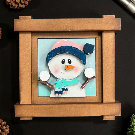 Winter Smowman Mini Tiles