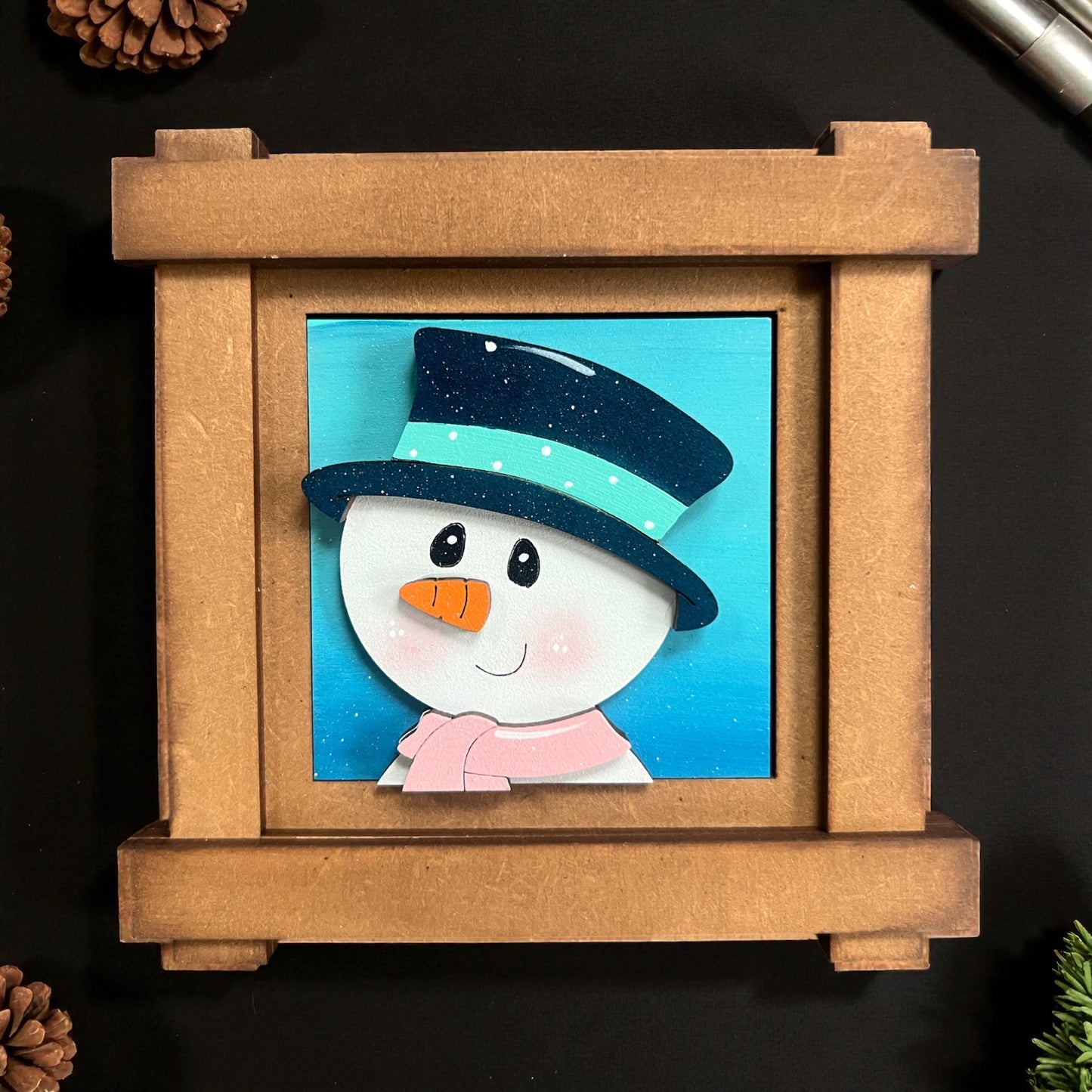 Winter Smowman Mini Tiles