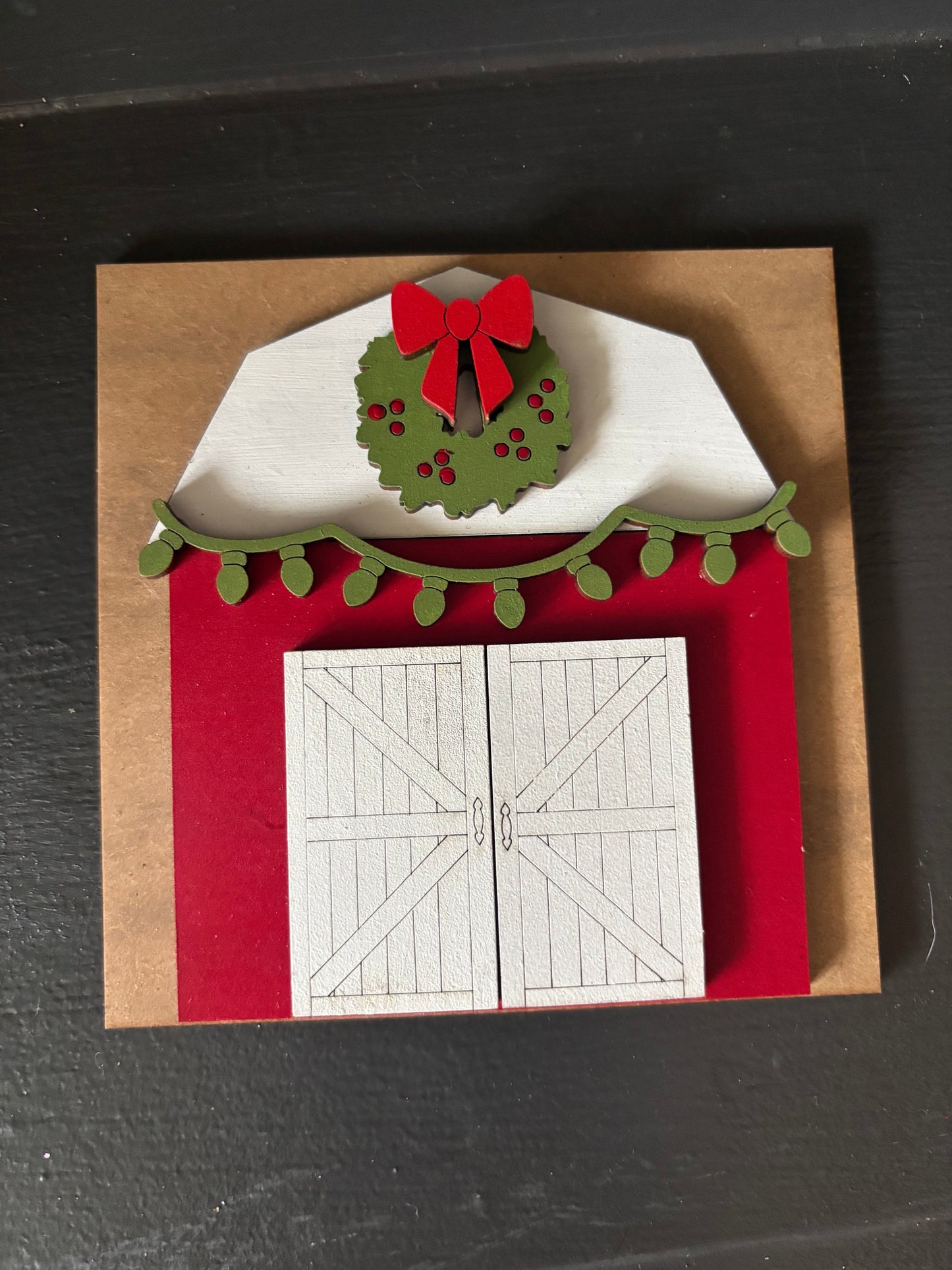 Christmas Highland Cow Tiles