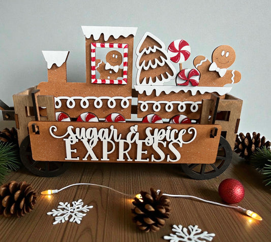 Christmas (Gingerbread Train) Crate
