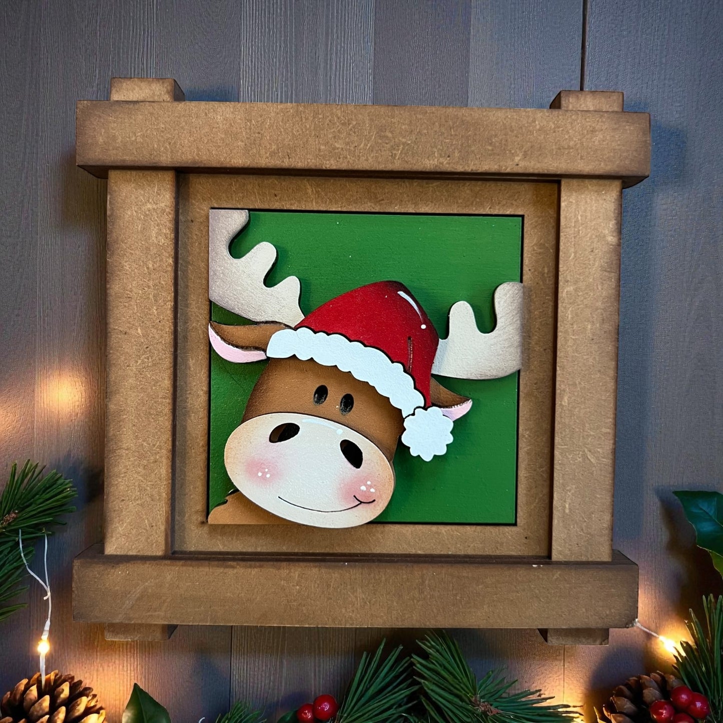 Christmas Moose Mini Tiles