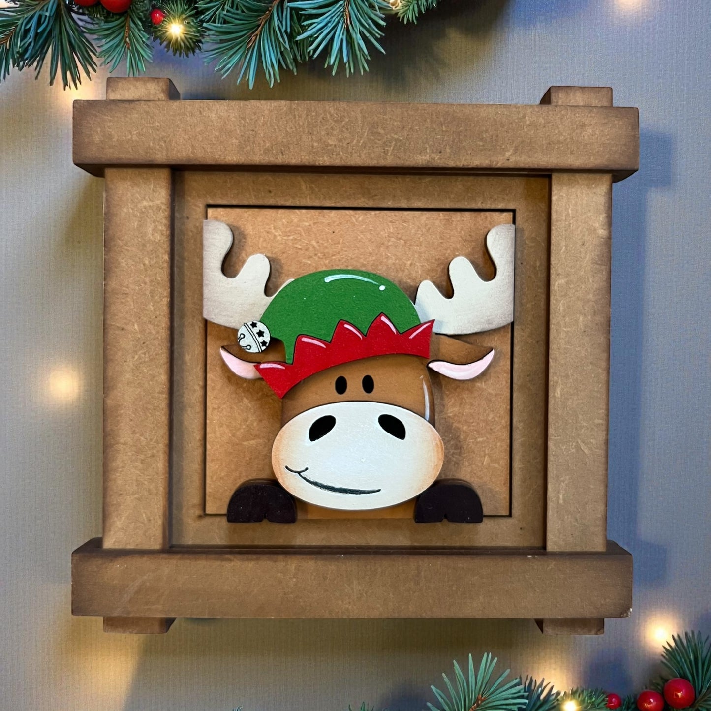 Christmas Moose Mini Tiles