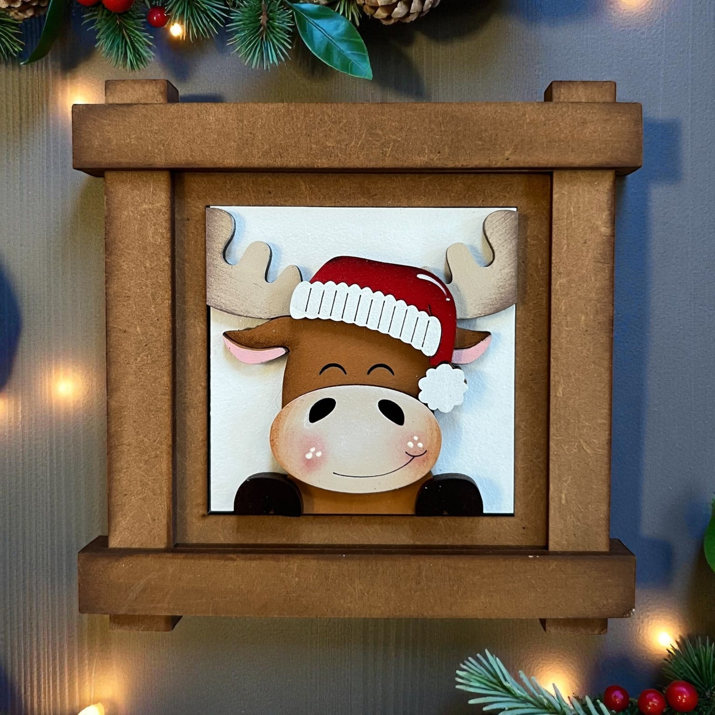 Christmas Moose Mini Tiles